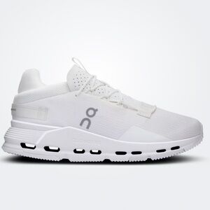 On Women's Cloudnova 2 Running Shoes - Size 7.5, All White